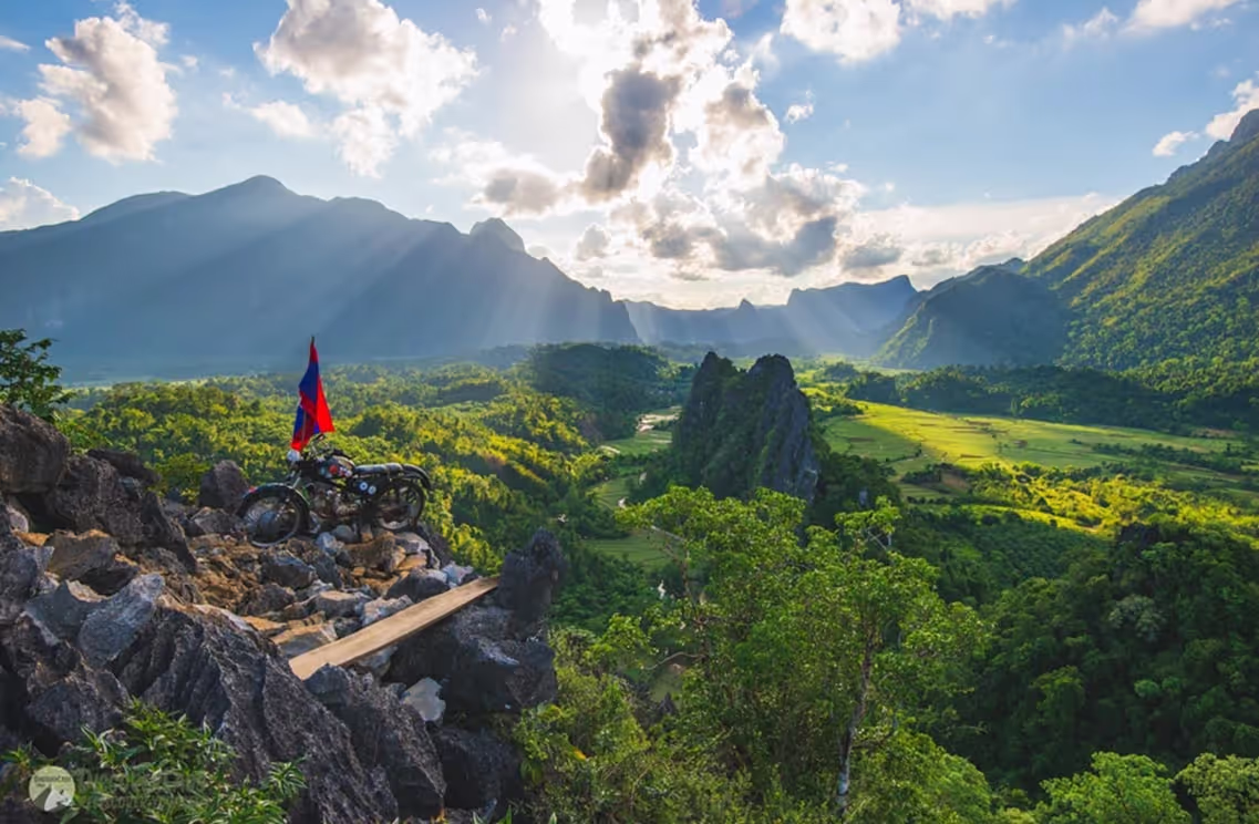 Nam Xai View Point next to Vang Vieng
